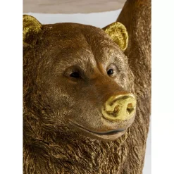 Tische-KARE Design Beistelltisch Animal Bear Gold 35X34Cm
