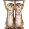 Tische-KARE Design Beistelltisch Animal Meerkat Sisters O33Cm