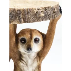 Tische-KARE Design Beistelltisch Animal Meerkat Sisters O33Cm