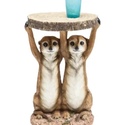 Tische-KARE Design Beistelltisch Animal Meerkat Sisters O33Cm