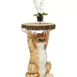 Tische-KARE Design Beistelltisch Animal Ms Cat O33Cm