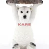 Tische-KARE Design Beistelltisch Animal Polar Bear O37Cm