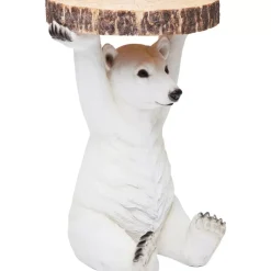 Tische-KARE Design Beistelltisch Animal Polar Bear O37Cm