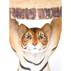 Tische-KARE Design Beistelltisch Animal Tiger O35Cm