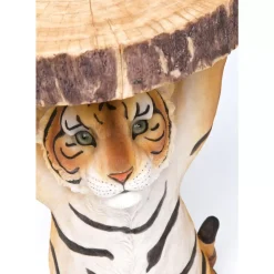 Tische-KARE Design Beistelltisch Animal Tiger O35Cm