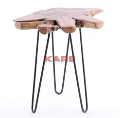 Tische-KARE Design Beistelltisch Aspen Natur 50X50Cm
