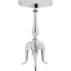 Tische-KARE Design Beistelltisch Barocco Alu O27Cm