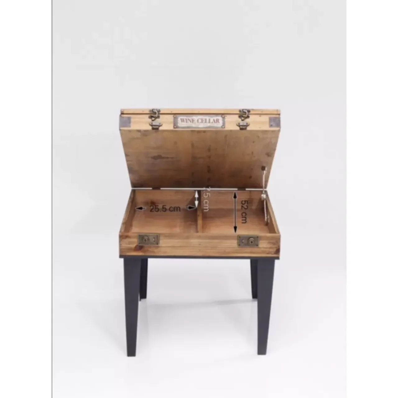 Tische-KARE Design Beistelltisch Collector Nature 55X55Cm