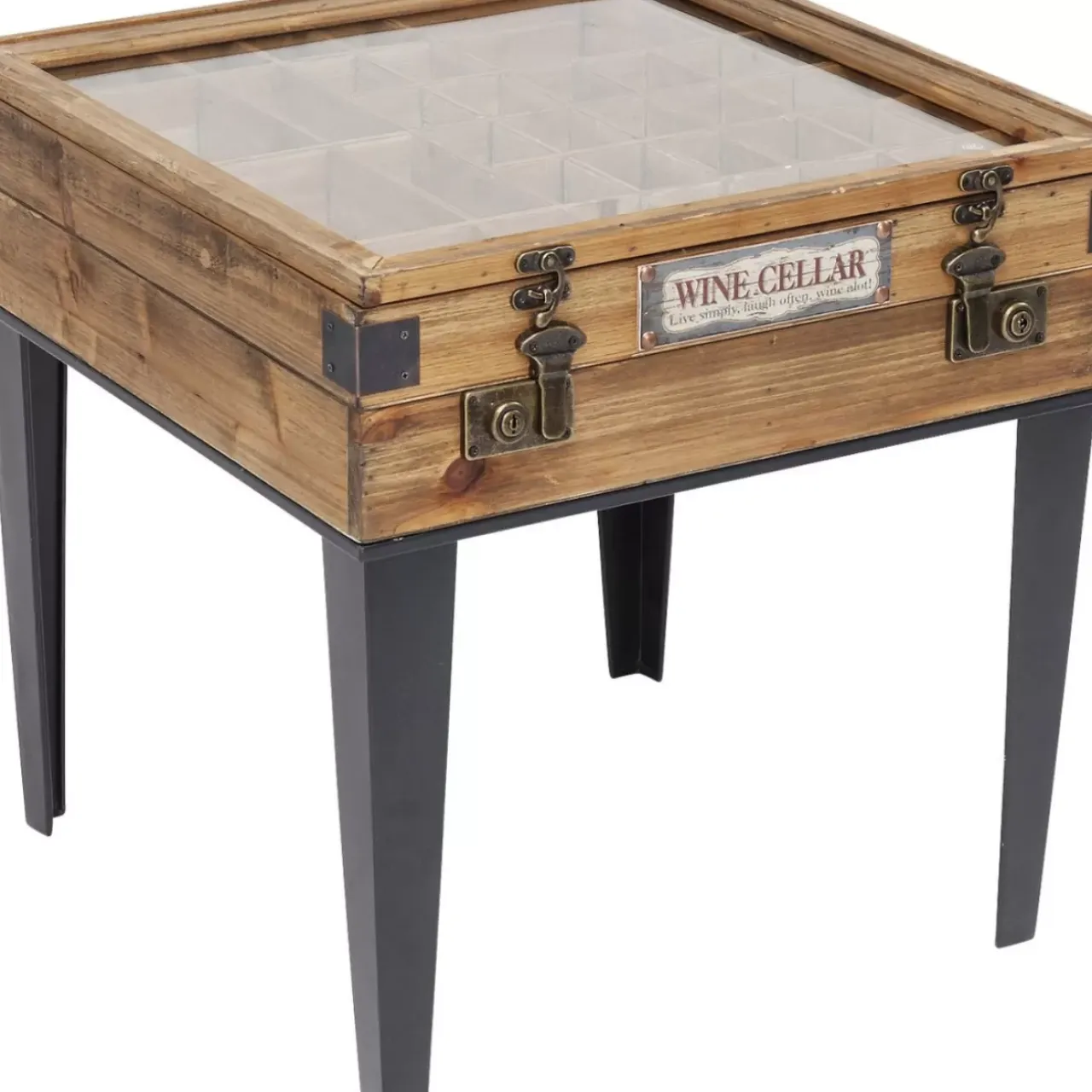 Tische-KARE Design Beistelltisch Collector Nature 55X55Cm