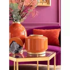 Tische-KARE Design Beistelltisch Comb Gold 55
