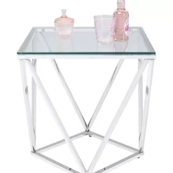 Tische-KARE Design Beistelltisch Cristallo 50X50Cm
