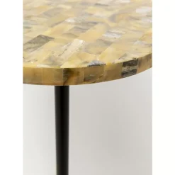 Tische-KARE Design Beistelltisch Domero Mosaic Grau O25Cm