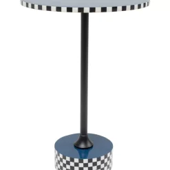 Tische-KARE Design Beistelltisch Domero Race Blau O40Cm