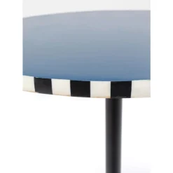 Tische-KARE Design Beistelltisch Domero Race Blau O40Cm