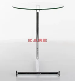 Tische-KARE Design Beistelltisch Easy Living Klarglas O46Cm