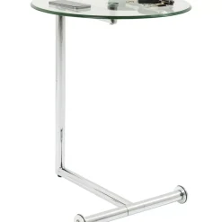 Tische-KARE Design Beistelltisch Easy Living Klarglas O46Cm