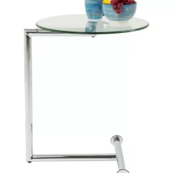 Tische-KARE Design Beistelltisch Easy Living Klarglas O46Cm