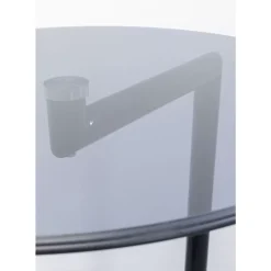 Tische-KARE Design Beistelltisch Easy Living Schwarz O46Cm