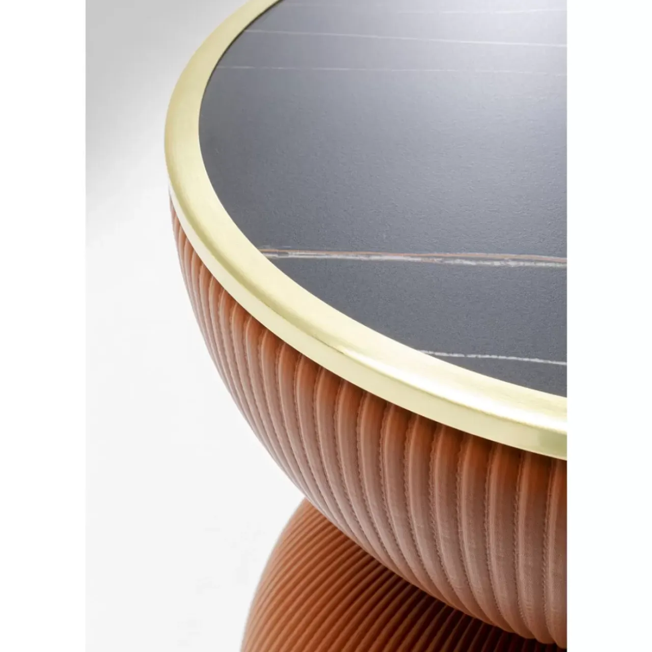 Tische-KARE Design Beistelltisch Endless Vegas Orange O47Cm