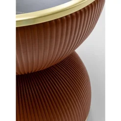Tische-KARE Design Beistelltisch Endless Vegas Orange O47Cm