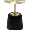 Tische-KARE Design Beistelltisch Endless Vegas Schwarz O40Cm