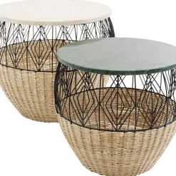 Tische-KARE Design Beistelltisch Esha (2/Set)
