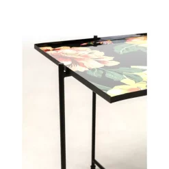 Tische-KARE Design Beistelltisch Flowers Garden Square (2/Set)