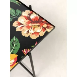Tische-KARE Design Beistelltisch Flowers Garden Square (2/Set)
