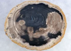 Tische-KARE Design Beistelltisch Gamma Versteinertes Holz