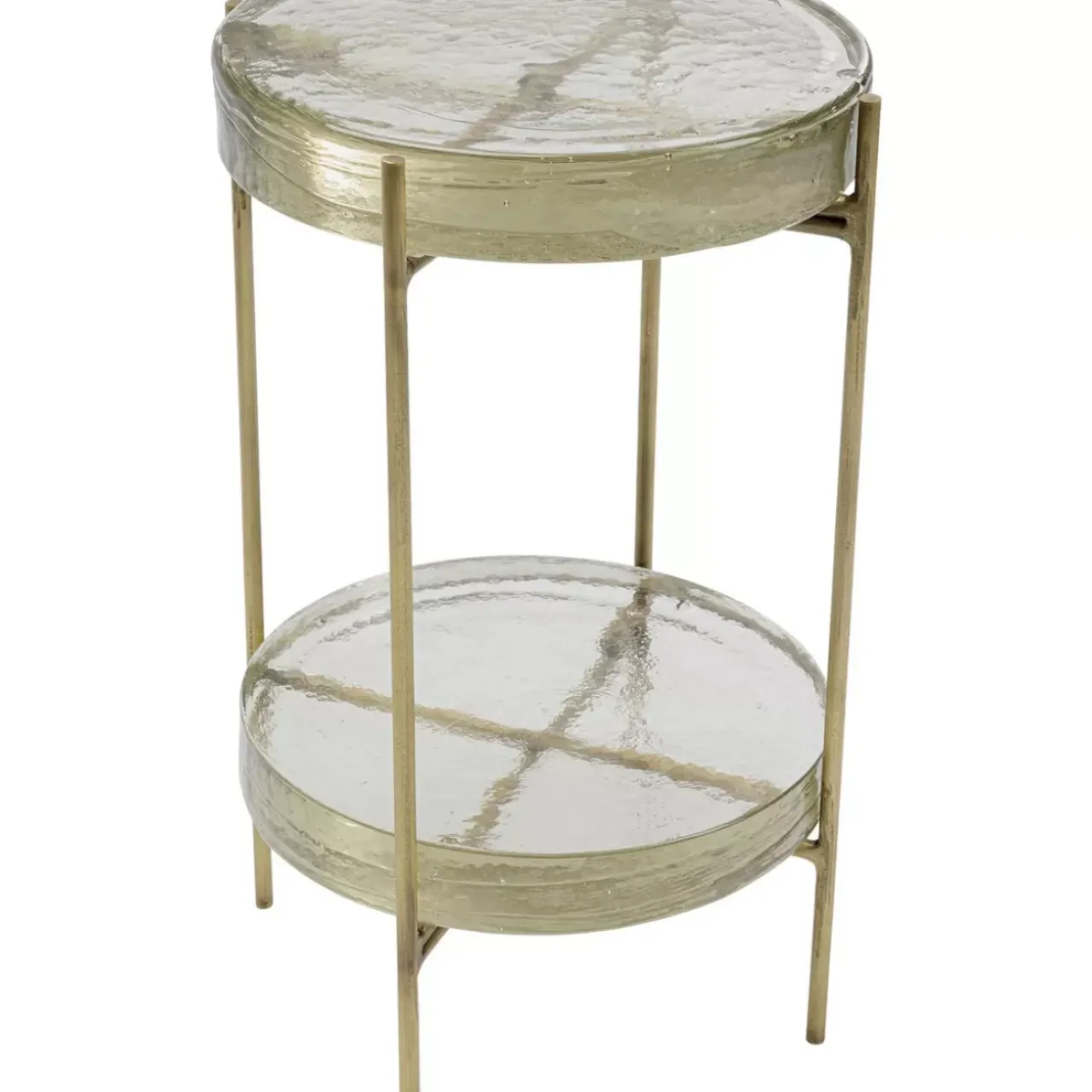 Tische-KARE Design Beistelltisch Ice Double O30Cm