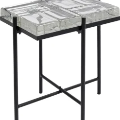 Tische-KARE Design Beistelltisch Iceline Schwarz 43X33Cm