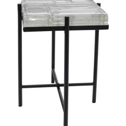 Tische-KARE Design Beistelltisch Iceline Schwarz 43X33Cm
