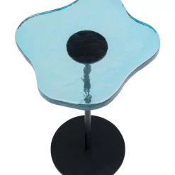 Tische-KARE Design Beistelltisch Lava Blau O30Cm