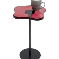 Tische-KARE Design Beistelltisch Lava Rot O30Cm