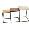 Tische-KARE Design Beistelltisch Loft Square Vintage (3/Set) 41X41Cm