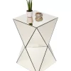 Tische-KARE Design Beistelltisch Luxury Triangle Champagne