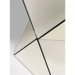 Tische-KARE Design Beistelltisch Luxury Triangle Champagne