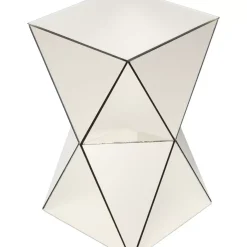 Tische-KARE Design Beistelltisch Luxury Triangle Champagne