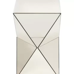 Tische-KARE Design Beistelltisch Luxury Triangle Champagne