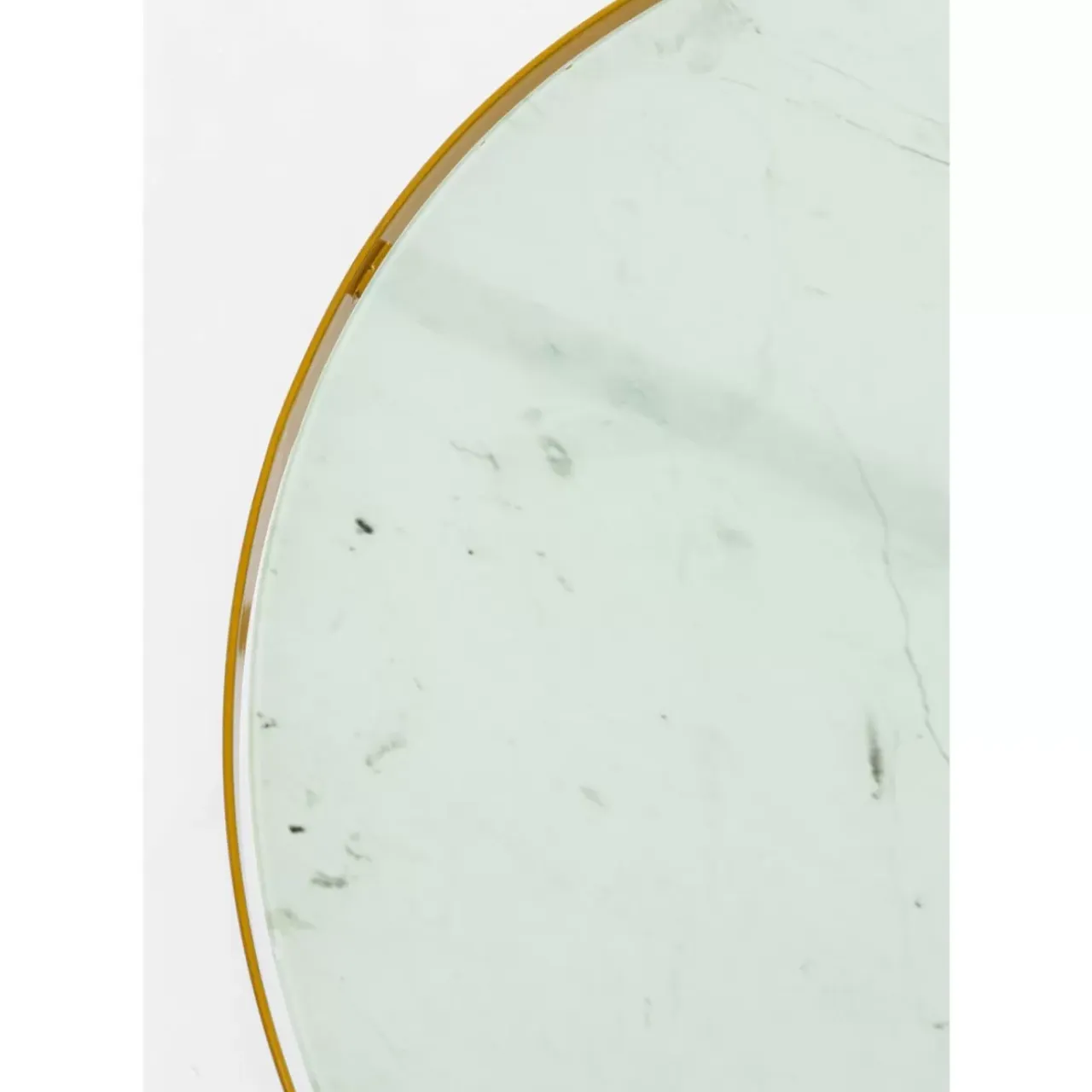 Tische-KARE Design Beistelltisch Marble Gold O55