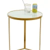 Tische-KARE Design Beistelltisch Marble Gold O45