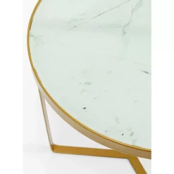 Tische-KARE Design Beistelltisch Marble Gold O45