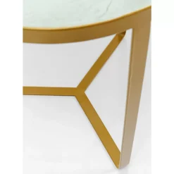Tische-KARE Design Beistelltisch Marble Gold O45