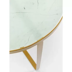 Tische-KARE Design Beistelltisch Marble Gold O45