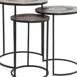 Tische-KARE Design Beistelltisch Marrakesh (3/Set) O48Cm