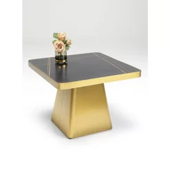 Tische-KARE Design Beistelltisch Miler Gold 60X60Cm
