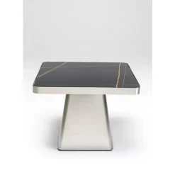 Tische-KARE Design Beistelltisch Miler Silber 60X60Cm