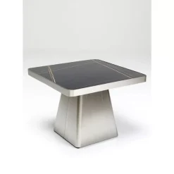 Tische-KARE Design Beistelltisch Miler Silber 60X60Cm