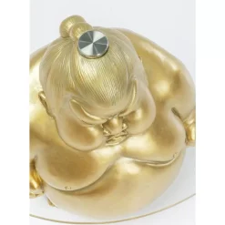 Tische-KARE Design Beistelltisch Monk Gold O54Cm