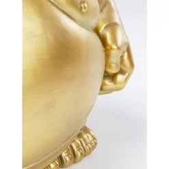 Tische-KARE Design Beistelltisch Monk Gold O54Cm